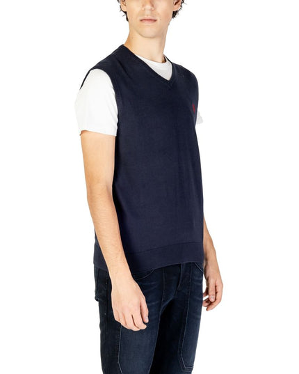 U.S. POLO ASSN. Blue Cotton Waistcoat