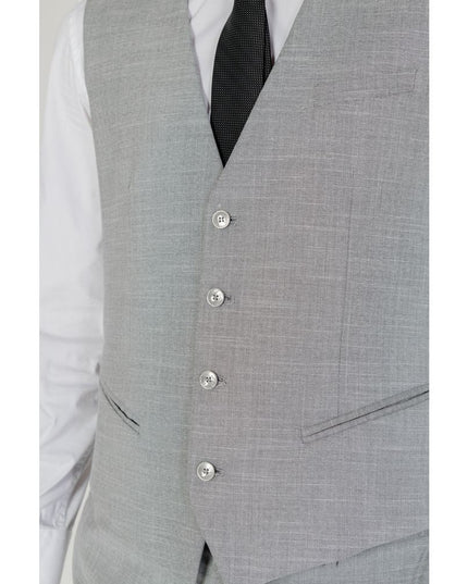 Antony Morato Gray Polyester Waistcoat