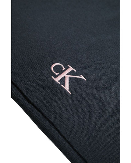 Calvin Klein Black Recycled Polyester Scarf