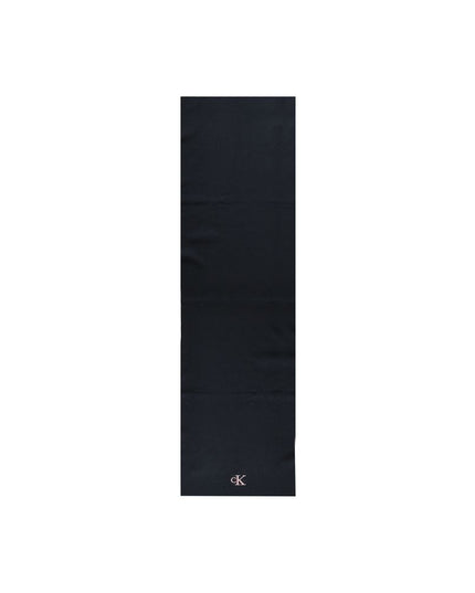 Calvin Klein Black Recycled Polyester Scarf