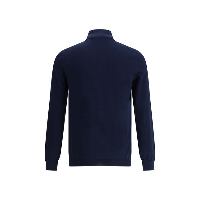 Svevo Blue Cotton Cardigan