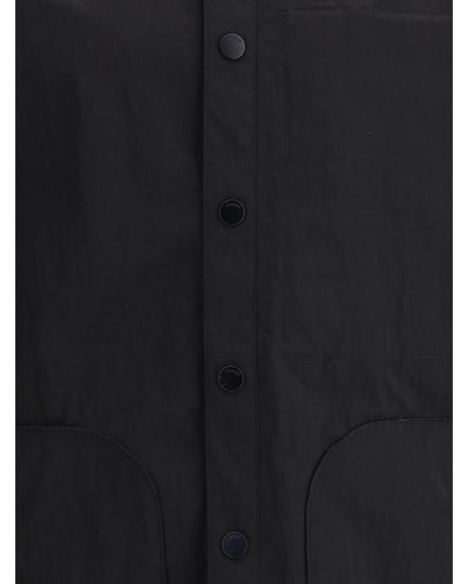 Paltò Black Polyester Coat