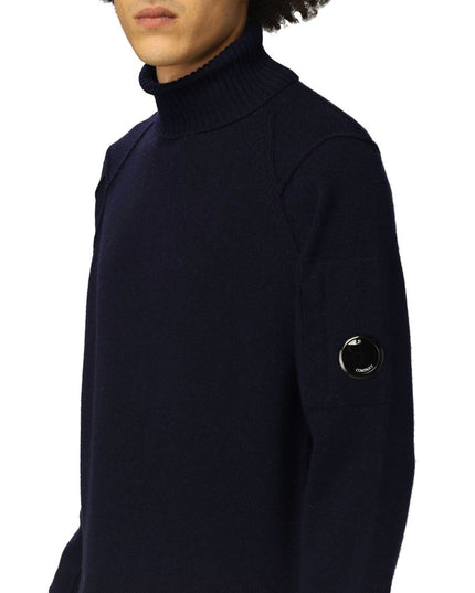 C.P. Company Blue Wool Sweater