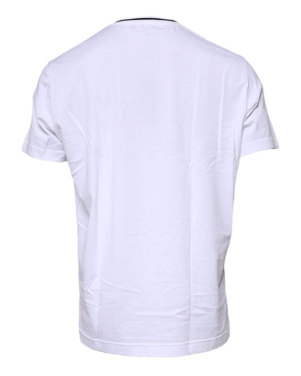 Dolce & Gabbana White Sacred Heart Short Sleeve T-shirt