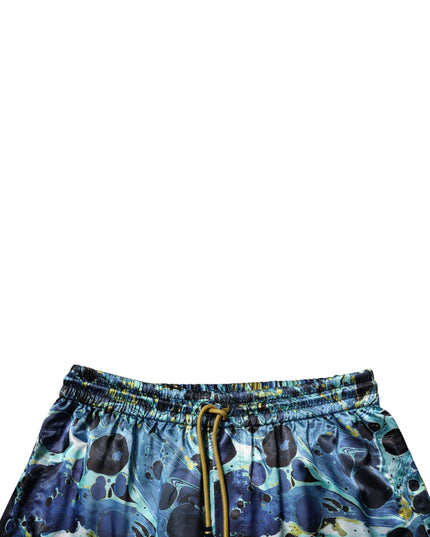 Dolce & Gabbana Multicolor Marble Print Jogger Men Sweatpants Pants