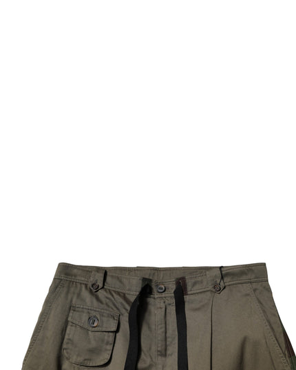 Dolce & Gabbana Multicolor Patchwork Camouflage Cargo Pants