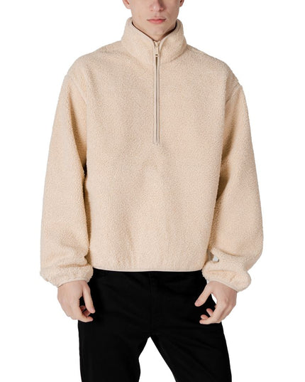 Calvin Klein Jeans Cream Recycled Polyester Shell Jacket