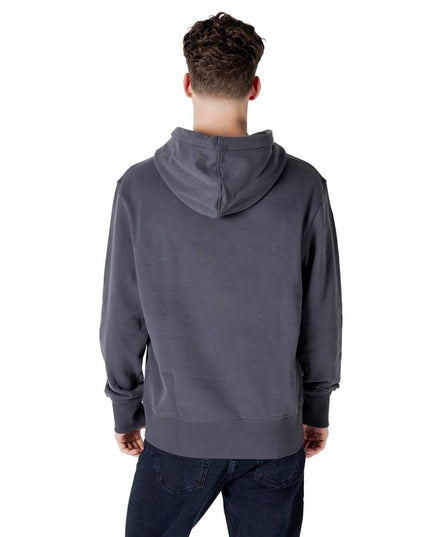 Calvin Klein Jeans Gray Cotton Hoodie