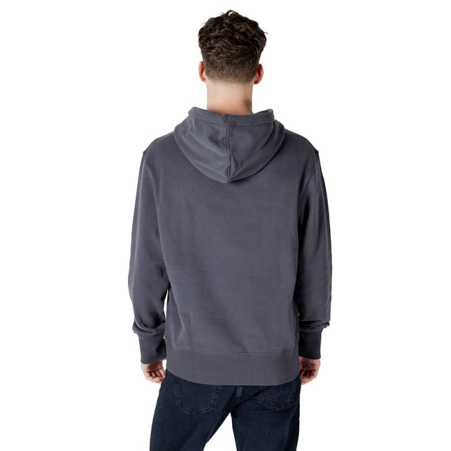 Calvin Klein Jeans Gray Cotton Hoodie