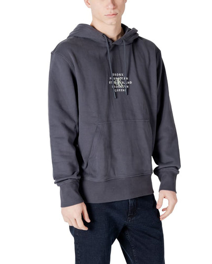 Calvin Klein Jeans Gray Cotton Hoodie