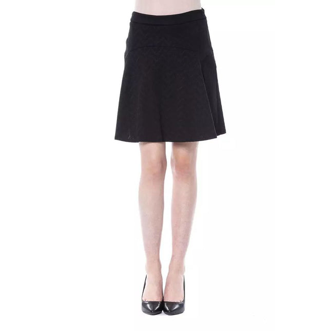 BYBLOS Black Polyester Mini Skirt