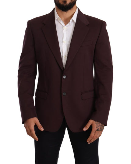 Dolce & Gabbana Purple Cotton Blazer