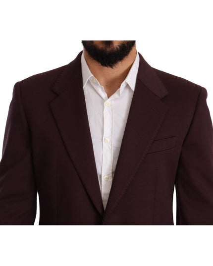 Dolce & Gabbana Purple Cotton Blazer