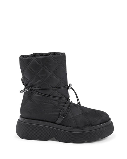 Dee Ocleppo Black Nylon Flat Boots