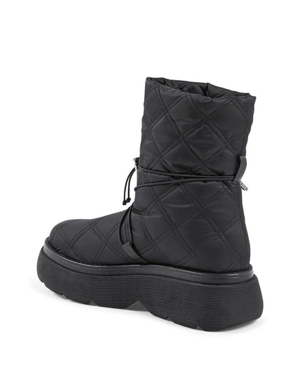 Dee Ocleppo Black Nylon Flat Boots