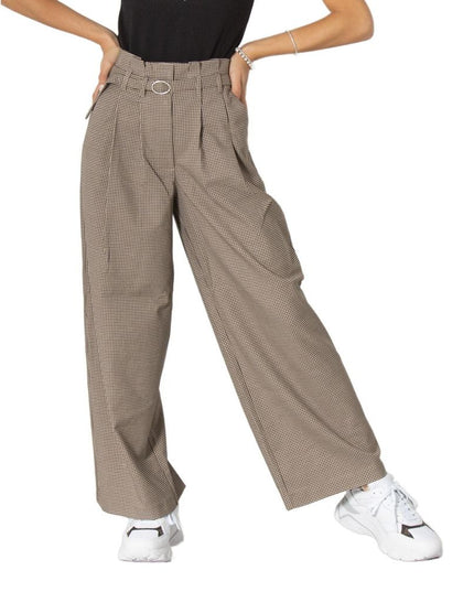 Only Beige Elastane Casual Pants