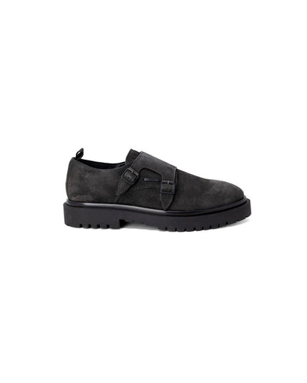 Antony Morato Black Leather Flat Boots