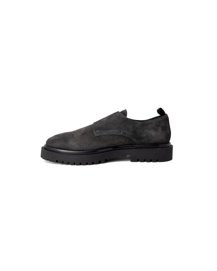 Antony Morato Black Leather Flat Boots