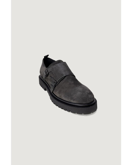 Antony Morato Black Leather Flat Boots