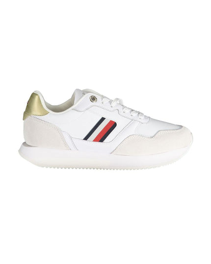 Tommy Hilfiger White Polyester Sneaker