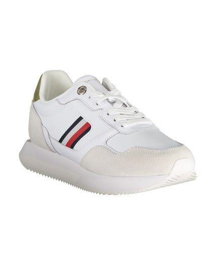 Tommy Hilfiger White Polyester Sneaker