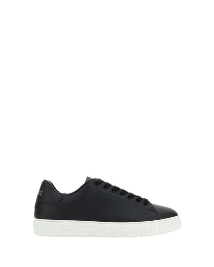 Versace Black Rubber Low Top Sneakers