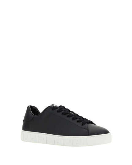 Versace Black Rubber Low Top Sneakers