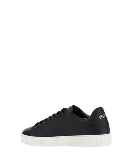 Versace Black Rubber Low Top Sneakers