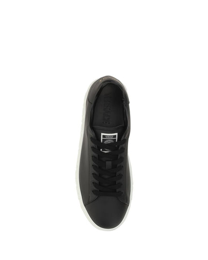 Versace Black Rubber Low Top Sneakers