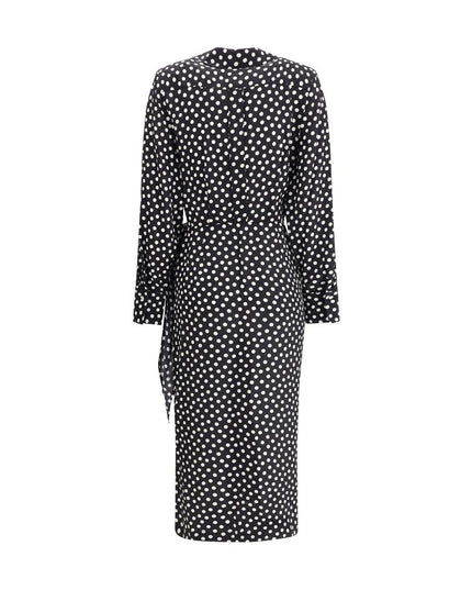 Crida Milano Black Silk Cocktail Dress