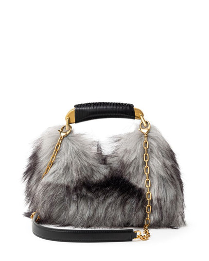 Tom Ford Gray Leather Handbag