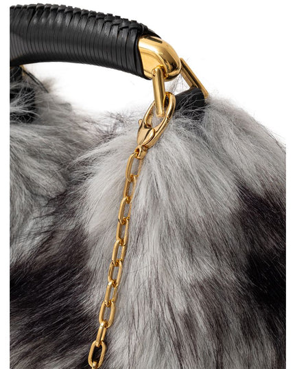 Tom Ford Gray Leather Handbag