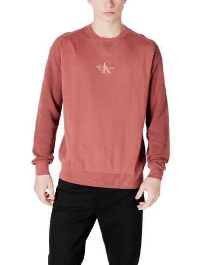 Calvin Klein Jeans Red Cotton Sweater