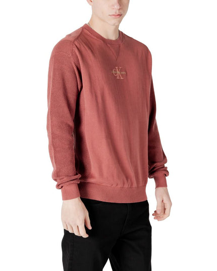Calvin Klein Jeans Red Cotton Sweater