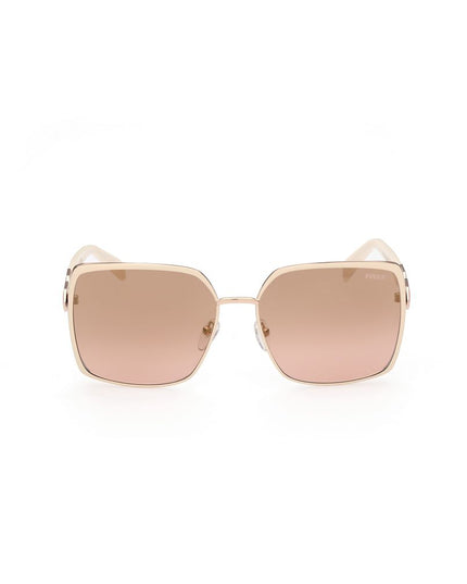 Emilio Pucci White Metal Sunglasses