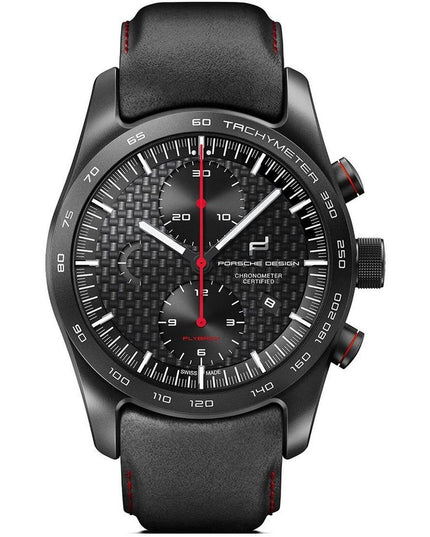 Porsche Design Black Leather Sport Watch