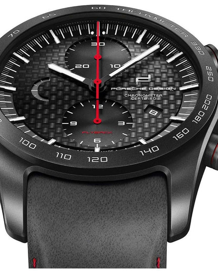 Porsche Design Black Leather Sport Watch