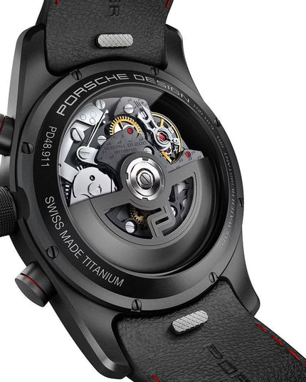 Porsche Design Black Leather Sport Watch