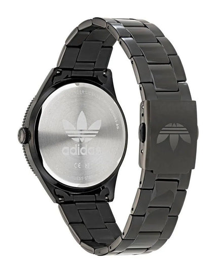 Adidas Black Stainless Steel Dress Watch
