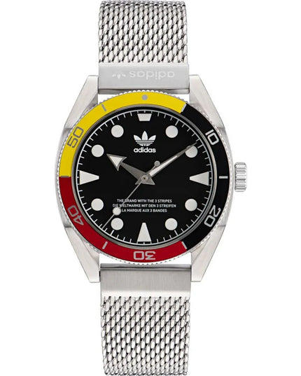 Adidas Gray Stainless Steel Dress Watch