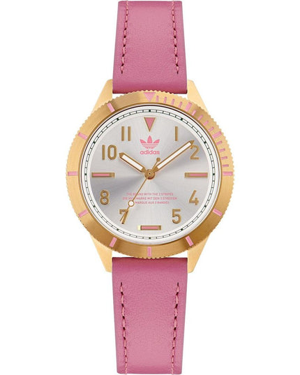 Adidas Multicolor Leather Dress Watch