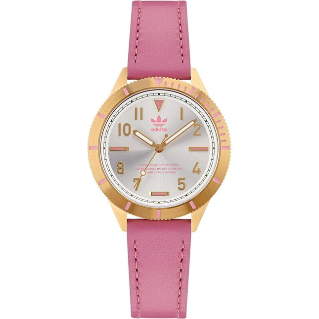 Adidas Multicolor Leather Dress Watch