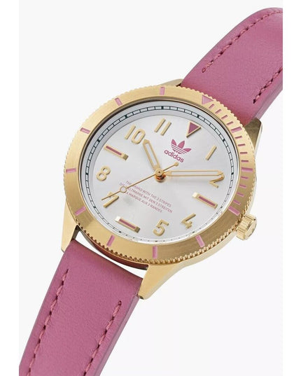 Adidas Multicolor Leather Dress Watch