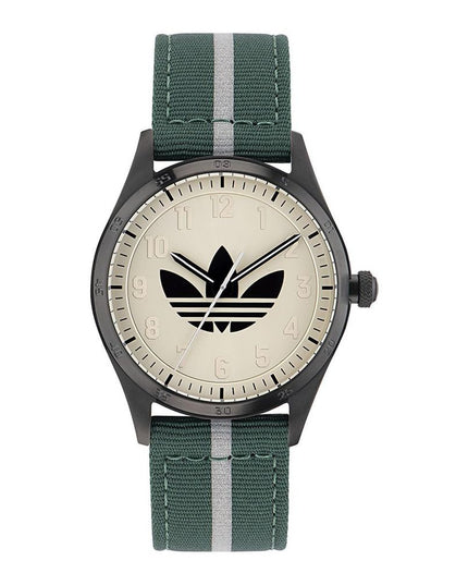 Adidas Green Fabric Sport Watch
