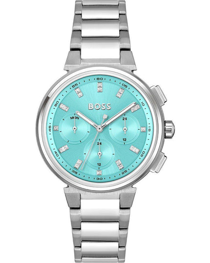 Hugo Boss Silver Stainless Steel Dress Watch