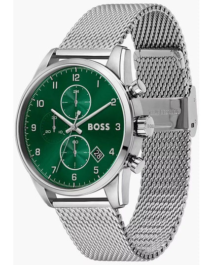 Hugo Boss Silver Stainless Steel Dress Watch