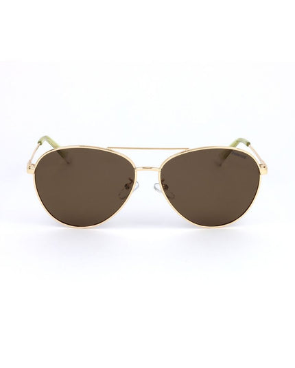 Polaroid Gold Metal Sunglasses