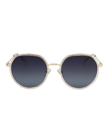 Polaroid Gold Stainless Steel Sunglasses
