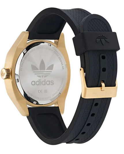 Adidas Black Synthetic Dress Watch