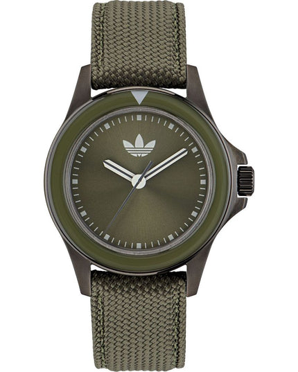 Adidas Green Fabric Dress Watch